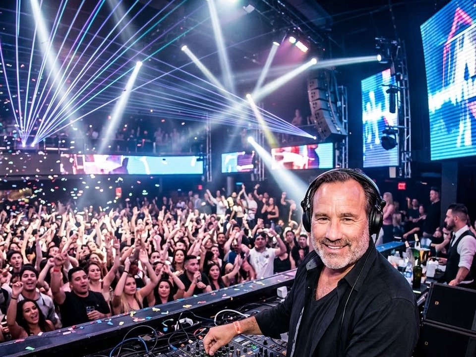 Nobody asked Chuck to DJ. Chuck DJ'd anyway. Crowd loved him instantly — obviously.